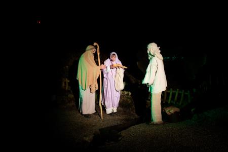 Zadnja uprizoritev predstave Božična noč v sezoni 2019-2020 15